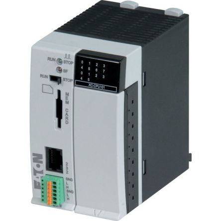 Eaton XC Series PLC CPU for Use with XI/OC Expansions, 24 V dc Supply, Transistor Output, 8-Input, Digital Input [274399 XC-CPU101-C256K-8DI-6DO]; 259-074