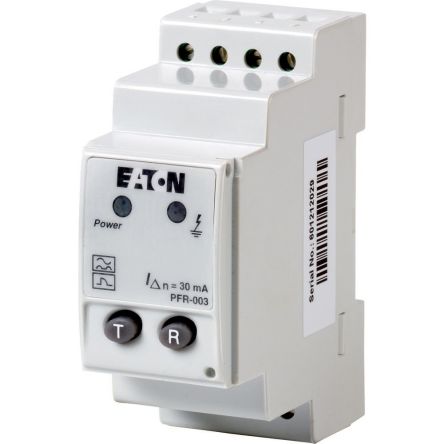 Eaton PFR RCCB, 6A, 30mA, Type A, 250V ac [285555 PFR-003]; 259-286