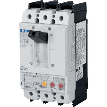Eaton, Eaton Moeller NZM MCCB Molded Case Circuit Breaker 3P 200A, Breaking Capacity 5 kA, Fixed Mount [271128 NZMN2-VEF200-NA]; 259-371