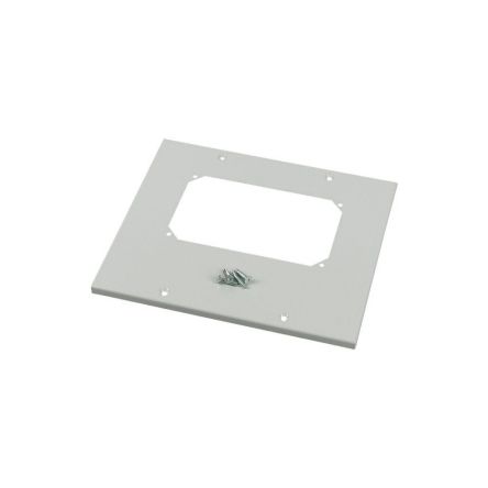 Eaton 22843 Series RAL 7035 Steel Base Plate, 30mm H, 300mm W, 350mm L for Use with Bottom Planking, Roof Planking [284316 XLST5F44]; 259-510