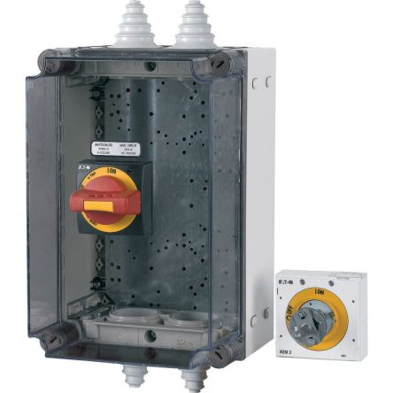 Eaton xEnergy Safety Ci Series Red, Yellow Plastic General Purpose Enclosure, IP65, 375 x 250 x 225mm [271529 NZM2-XCI43-TVDVR]; 259-668