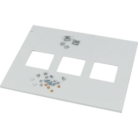 Eaton 2840 Series RAL 7035 Metal Cover, 25mm H, 520mm W, 620mm L for Use with NZM2 [284021 XMN232406CV]; 259-781