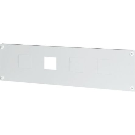 Eaton 2935 Series RAL 7035 Sheet Steel Front Plate, 205mm H, 925mm W, 35mm L for Use with Enclosure [293536 BPZ-FP-1000/200-45]; 259-878