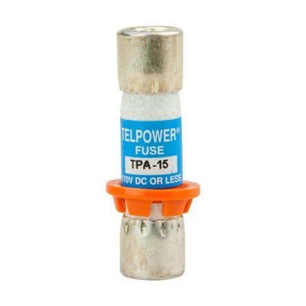 Eaton 15A Cartridge Fuse, 1.5 x 0.58in [TPA-15]; 260-703