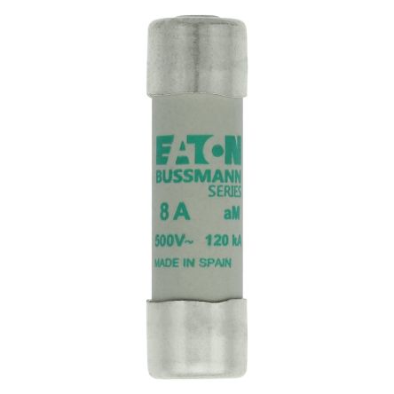 Eaton 8A Cartridge Fuses, 14 x 51mm [C14M8S]; 260-728