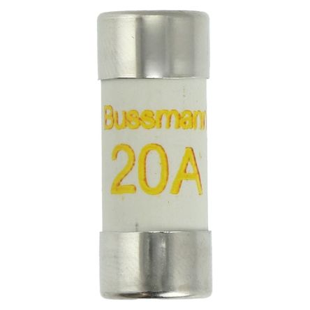 Eaton 20A Cartridge Fuse, 11 x 26mm [C1520]; 260-730