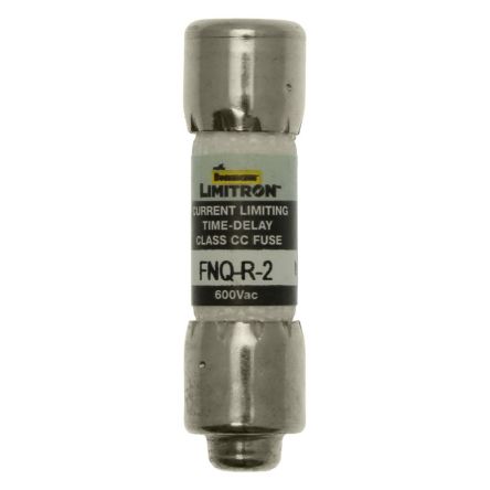 Eaton 2A T Melamine Cartridge Fuse, 0.41 x 1.5in [FNQ-R-2]; 260-745