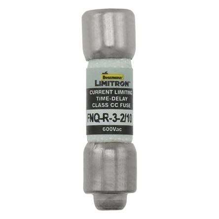 Eaton 3.2A T Melamine Cartridge Fuse, 1.5 x 0.41in [FNQ-R-3-2/10]; 260-746