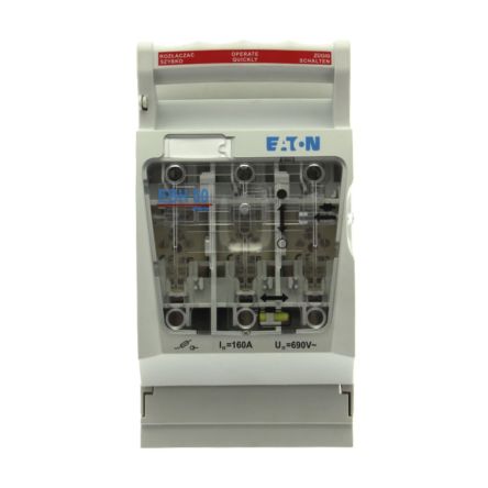 Eaton Fuse Switch Disconnector, 3 Pole, 160A Max Current, 160A Fuse Current [EBH00013TTM8]; 261-324