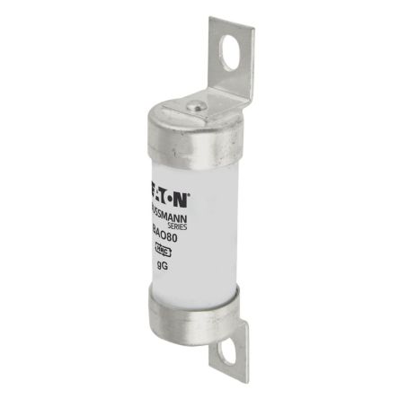 Eaton 80A Tag Fuse, 21 x 87mm, 500V, 74mm [BAO80]; 261-437
