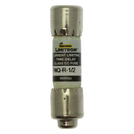 Eaton 500mA T Melamine Cartridge Fuse, 1.5 x 0.41in [FNQ-R-1/2]; 261-462