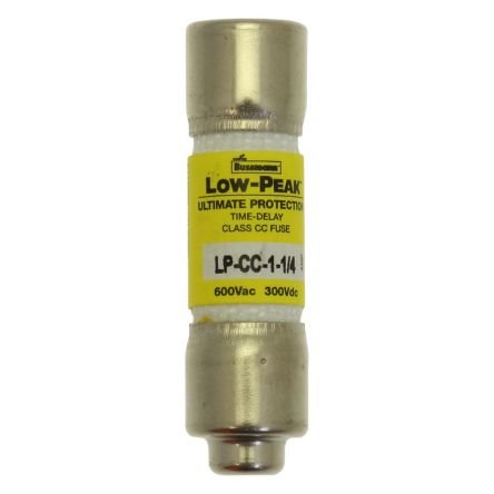 Eaton 1.25A T Melamine Cartridge Fuse, 1.5 x 0.41in [LP-CC-1-1/4]; 261-648