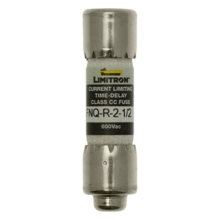 Eaton 2.5A T Melamine Cartridge Fuse, 1.5 x 0.41in [FNQ-R-2-1/2]; 261-900
