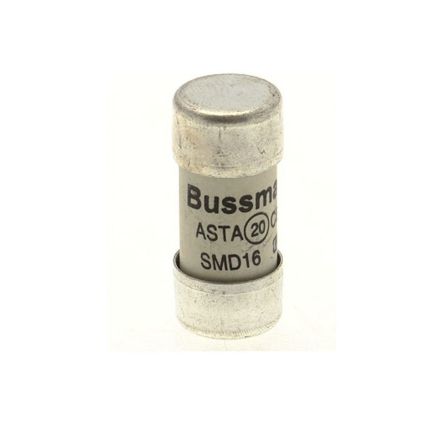 Eaton 16A Cartridge Fuse, 13 x 29mm [SMD16]; 261-922