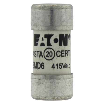 Eaton 6A Cartridge Fuse, 13 x 29mm [SMD6]; 261-924