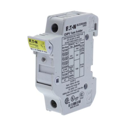Eaton 30A Fuse Holder for 10 x 38mm Fuse, 1P, 1kV [CHPV1IU]; 262-010