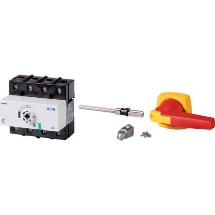 Fuse Switch Disconnector, 4 Pole, 125A Max Current, 125A Fuse Current [6094968 DMM-125/4/M4/P-R]; 262-244