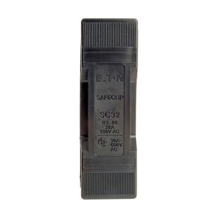 Eaton 32A Fuse Holder for 52 x 25 x 81mm Fuse, 1P, 550V ac [SC32H/D]; 262-568