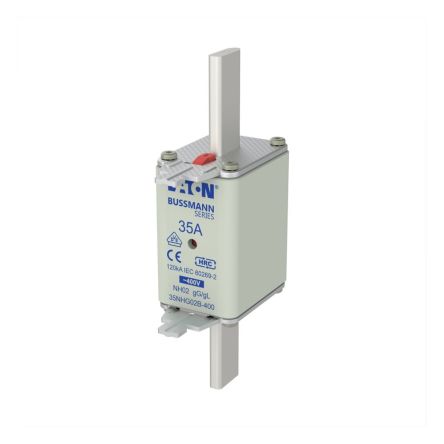 Eaton 35A NH Fuse, 63 x 40 x 150mm, 400V ac [35NHG02B-400]; 262-730