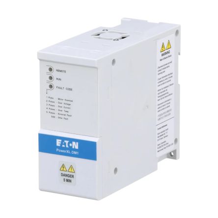 Eaton Inverter Drive, 0.25 kW, 3 Phase, 230 V ac, 3.3 A, DM1 Series [3-5018-005A DM1-321D6NB-N20B-EM]; 262-995