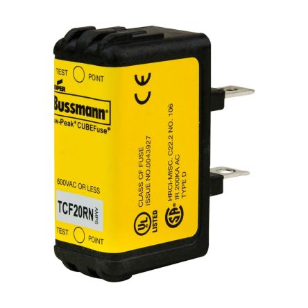 Eaton 3A NH Fuse, 1.75 x 0.75 x 1.88in, 600V ac [TCF3RN]; 263-133