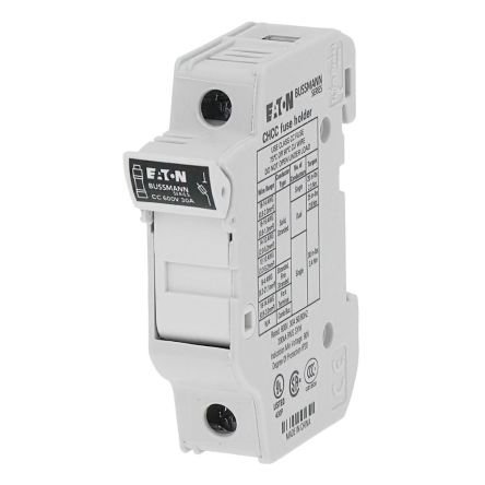 Eaton 30A Fuse Holder, 1P, 48V dc [CHCC1DU]; 263-145
