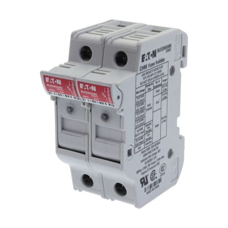 Eaton 30A Fuse Holder for 10 x 38mm Fuse, 2P, 690V [CHM2DIU]; 263-148