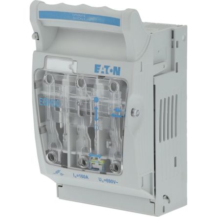Fuse Switch Disconnector, 3 Pole, 160A Max Current, 160A Fuse Current [EBH00O3TV1]; 263-170