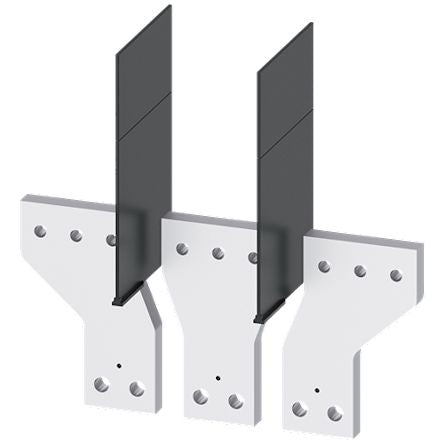 SENTRON Busbar Connector for use with 3VA55, 3VA65/3VA66 Series [3VA9673-0QC00]; 263-903