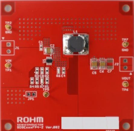 ROHM BD9E202FP4-EVK-001 Buck Converter for BD9E202FP4-Z for Single Synchronous Buck DC/DC Converter [BD9E202FP4-EVK-001]; 265-269