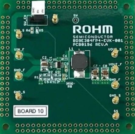 ROHM BD9E304FP4-EVK-001 Buck Converter for BD9E304FP4 for Single Channel Buck DC/DC Converter [BD9E304FP4-EVK-001]; 265-270