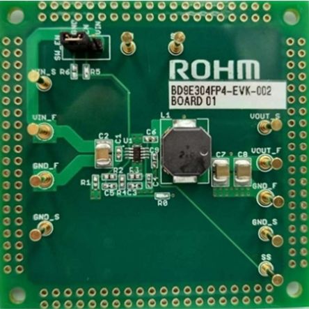 ROHM BD9E304FP4-EVK-002 Buck Converter for BD9E304FP4-LBZ for Single Channel Buck DC/DC Converter [BD9E304FP4-EVK-002]; 265-271