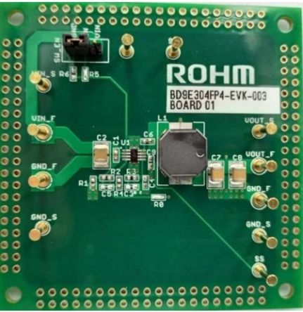 ROHM BD9E304FP4-EVK-003 Buck Converter for BD9E304FP4-LBZ for Single Channel Buck DC/DC Converter [BD9E304FP4-EVK-003]; 265-273
