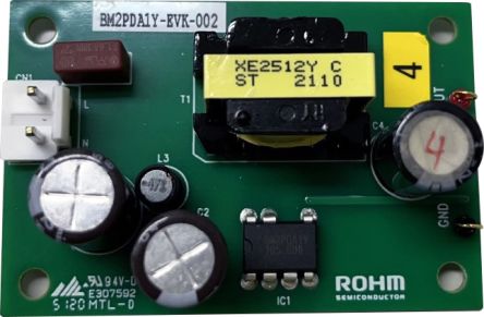 ROHM BM2PDA1Y-EVK-002 Flyback Converter for BM2PDA1Y-Z for Non Isolated PWM type Flyback Convertor [BM2PDA1Y-EVK-002]; 265-486