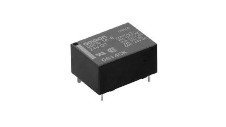 Omron PCB Mount Power Relay, 5V dc Coil, 10A Switching Current, SPST [G5CA-1A DC5]; 266-038