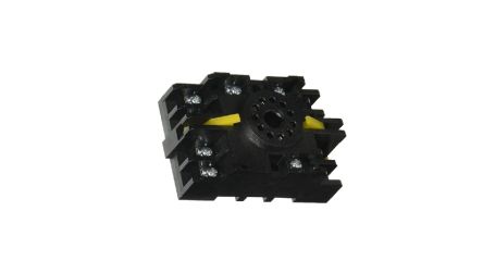 Omron MKS 11 Pin Chassis Mount Relay Socket, for use with Relay [11PFA]; 266-085