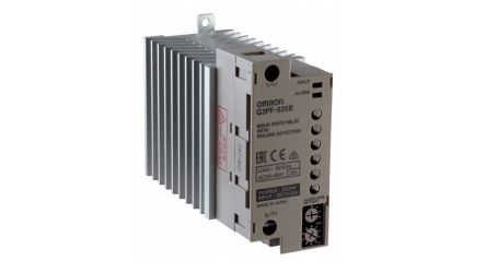 Omron G3PF Series Solid State Relay, 35 A Load, DIN Rail Mount, 480 V ac/dc Load, 24 V ac/dc Control [G3PF-535B DC24]; 266-202