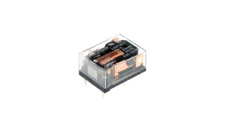 Omron PCB Mount Latching Power Relay, 5V dc Coil, 10A Switching Current, SPST [G6C-2117P-US DC5]; 266-240