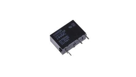Omron PCB Mount Power Relay, 24V dc Coil, 5A Switching Current, SPST [G6D-1A-ASI-AP DC24]; 266-242