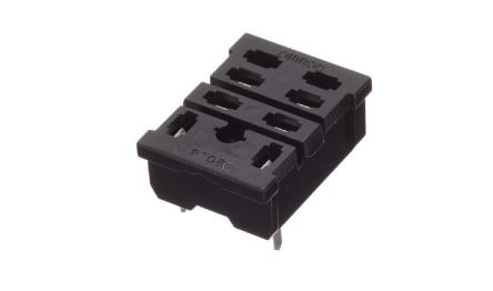 Omron LY 8 Pin Chassis Mount Relay Socket, for use with Relay [PT08-0 FOR LY]; 266-270