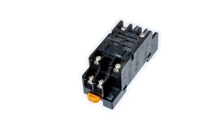 Omron LY 8 Pin Chassis Mount Relay Socket, for use with Relay [PTF08A FOR LY]; 266-273