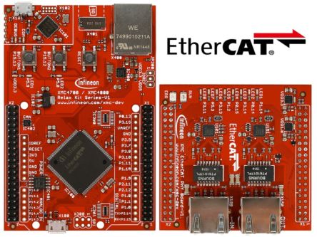 Infineon Evaluation Board for XMC4000 Family Microcontroller Evaluation Board KITXMC48RLXECATV21TOBO1 [KITXMC48RLXECATV21TOBO1]; 266-414