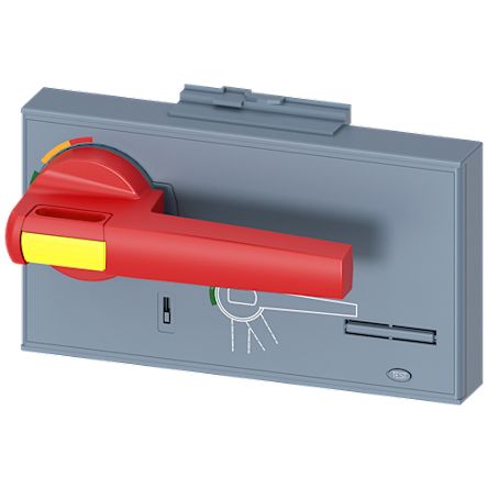 Siemens Red Rotary Handle, 3VW9727 Series [3VW9727-0EK15]; 266-543