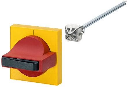 Siemens SENTRON Door Feedthrough Accessory for use with 3VL2, 3VL3, For 3VL1, Operating Shafts 6 x 6 mm [8UC7121-8BD15]; 266-646