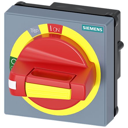 Siemens Red, Yellow Rotary Handle, 8UD1721 Series [8UD1721-0AC25]; 266-678