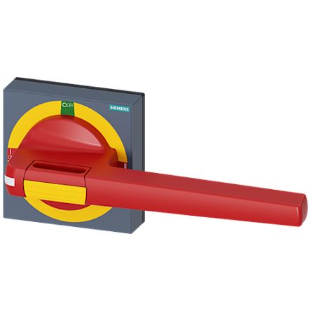 Siemens Red, Yellow Rotary Handle, 8UD1861 Series [8UD1861-4AE05]; 266-687