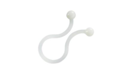 RS PRO Cable Tie, Twist Tie x 16.2 mm, Natural Nylon, Pk-100 [0]; 268-014