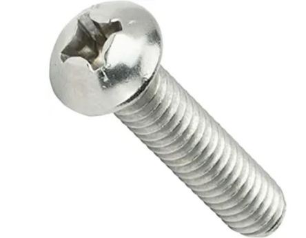 RS PRO Phillips Round Mild Steel Steel Machine Screws x 50.80mmx2in [0]; 268-022