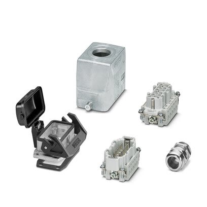 Phoenix Contact Heavy Duty Power Connector Accessory, 16A, HC Series, 10 Contacts [1409697]; 268-361