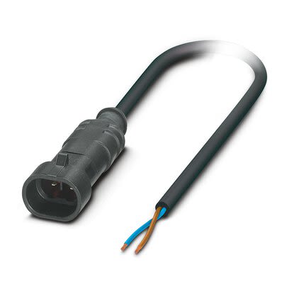 Phoenix Contact Straight Male 2 way Pluggable Connector to Straight 2 way Free Ends Sensor Actuator Cable, 10m [1410756]; 268-943